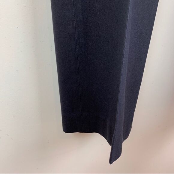 Theory Brown Stretch Mid-Rise Cotton Dress Pant Boot Cut Sz 4 - Picture 2 of 9